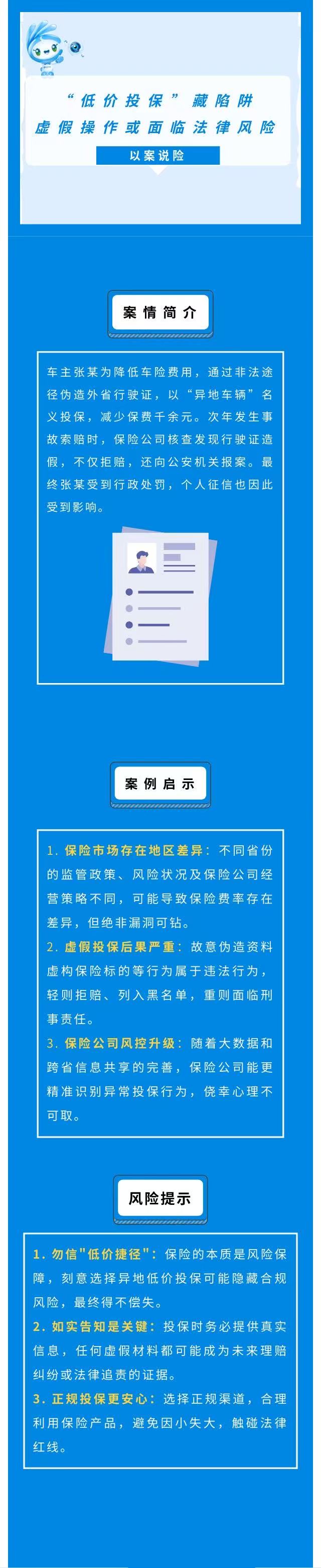 “低價投保”藏陷阱，虛假操作或面臨法律風(fēng)險